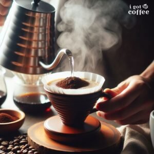 pour coffee and its origin